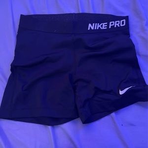 Nike pro spandex shorts